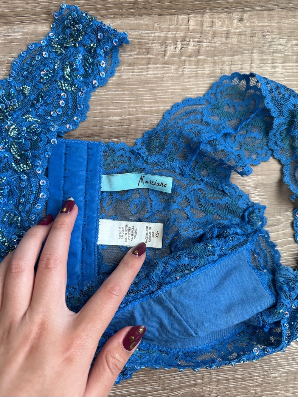 Marciano beaded top